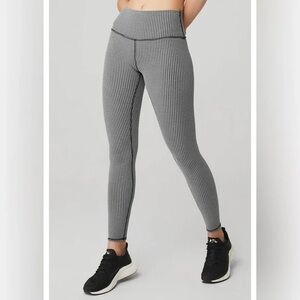 ALO AIRTECH HIGH-WAIST MICRO HOUNDSTOOTH LEGGING | SMALL